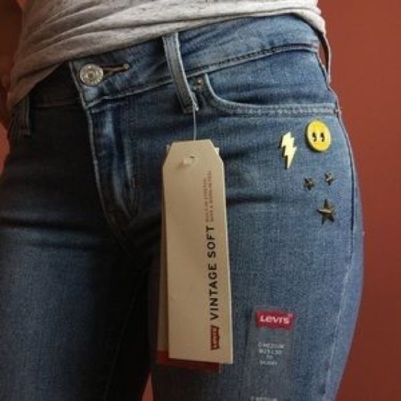 vintage levi skinny jeans